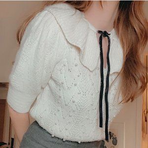 Pearl Detailed Sweater